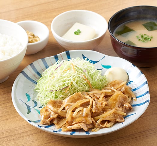 しょうが焼定食
