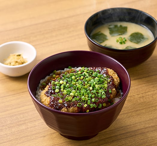 ネギ味噌かつ丼