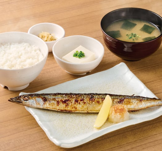 さんまの塩焼定食