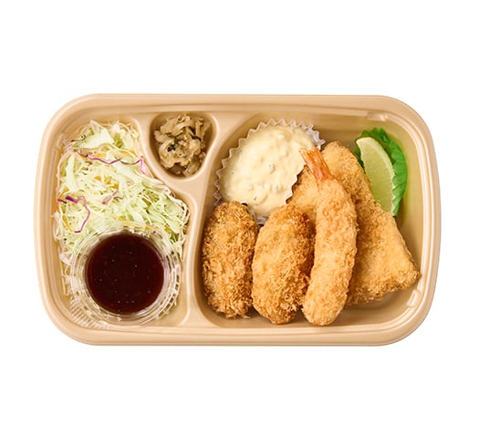 ［テイクアウト］かきフライミックス　おかずのみ