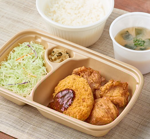 ［テイクアウト］から揚げ＆コロッケ