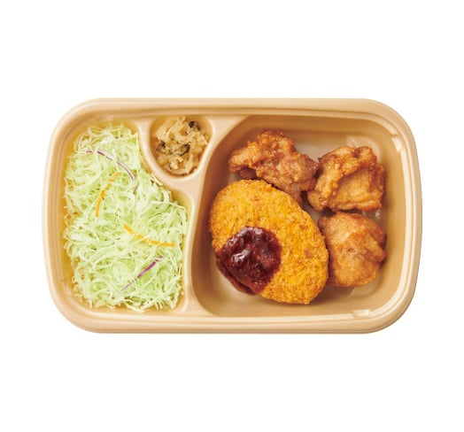 ［テイクアウト］から揚げ＆コロッケ　おかずのみ
