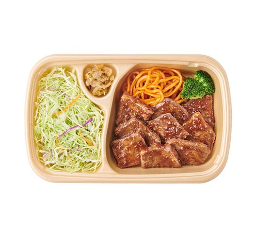 ［テイクアウト］ブラックアンガスビーフのカットステーキ　おかずのみ