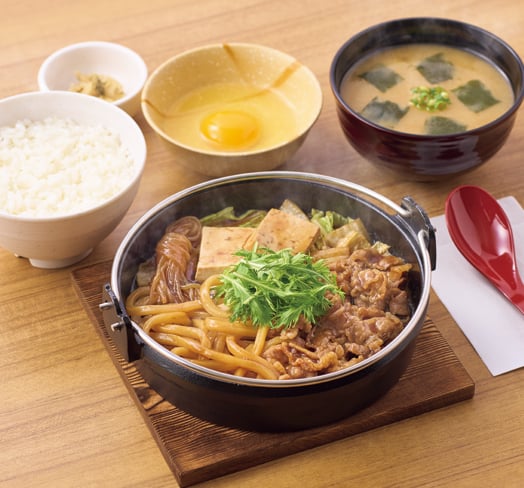 すき焼き定食