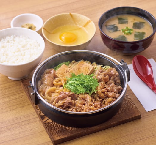 【お肉2倍】すき焼き定食