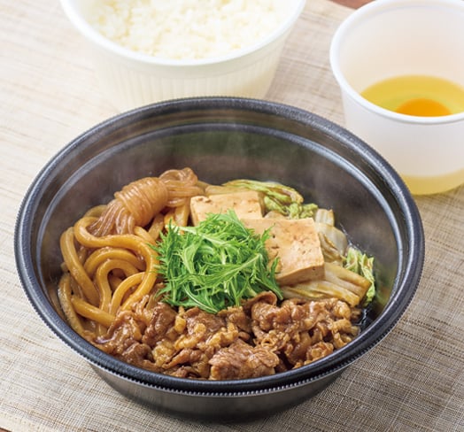［テイクアウト］すき焼き　ごはん・生たまご付