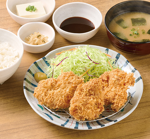 とりカツ定食(3個)