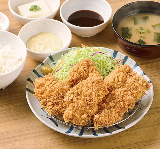 【タルタルソース付】とりカツ定食(5個)