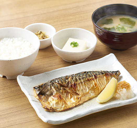 サバの塩焼定食