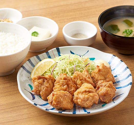 特から揚げ定食