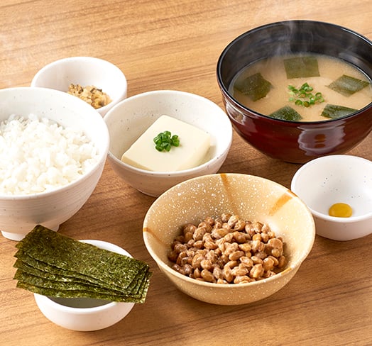 納豆朝食