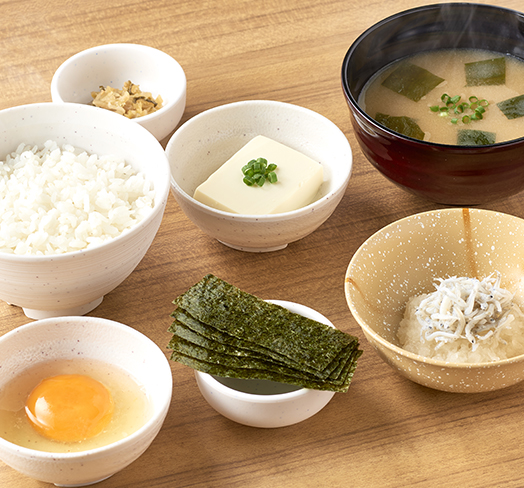 しらすおろし朝食