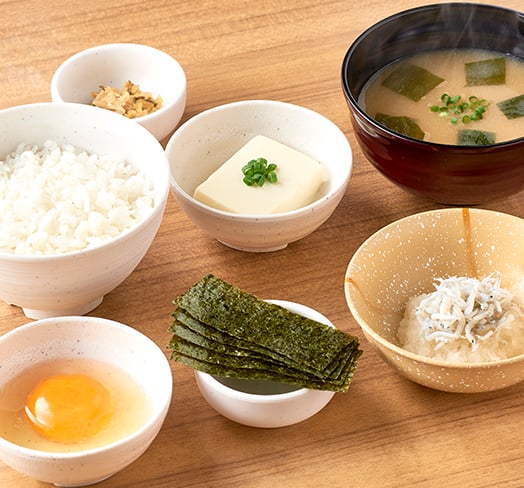 しらすおろし朝食
