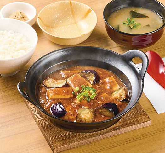 ～四川風～麻婆茄子豆腐定食