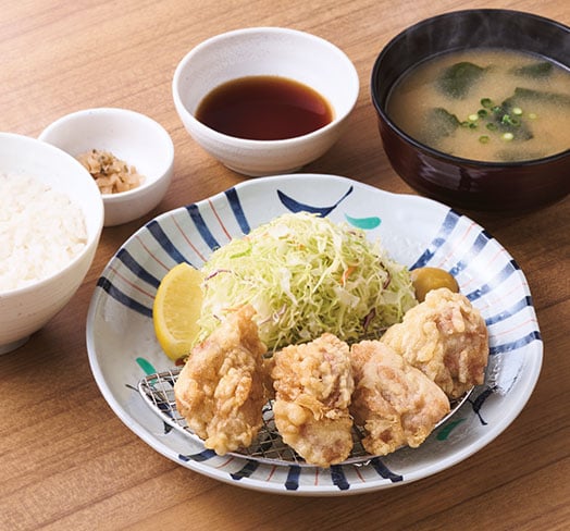 大分とり天定食