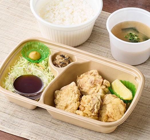 [テイクアウト]大分とり天　ごはん・みそ汁付