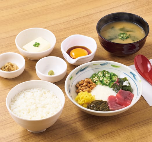 ～8種の彩り～アカモクねばとろ定食