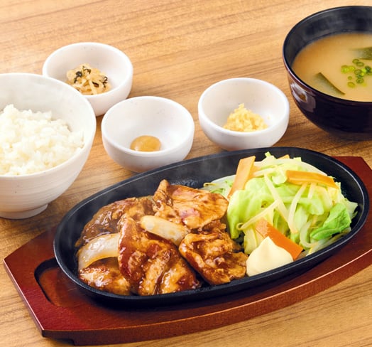 極みしょうが焼定食