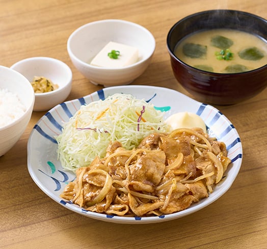 Wしょうが焼定食